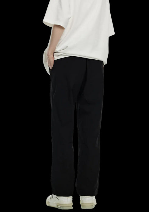 Embroidered Logo Straight Quick-Drying Cool Casual Trousers - PSYLOS 1, Embroidered Logo Straight Quick-Drying Cool Casual Trousers, Pants, iconslab, PSYLOS 1